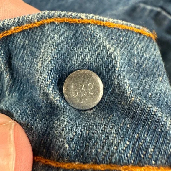 Vintage Levis Orange Tab Bootcut Jeans Mens 38x31 Fits 36x30 80s 20517-0217 USA